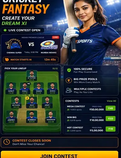 Hero11 (hero11) fantasy cricket & matchday visual 3